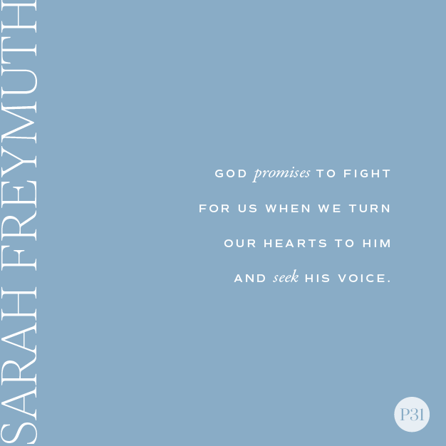 The God Who Fights Our Battles